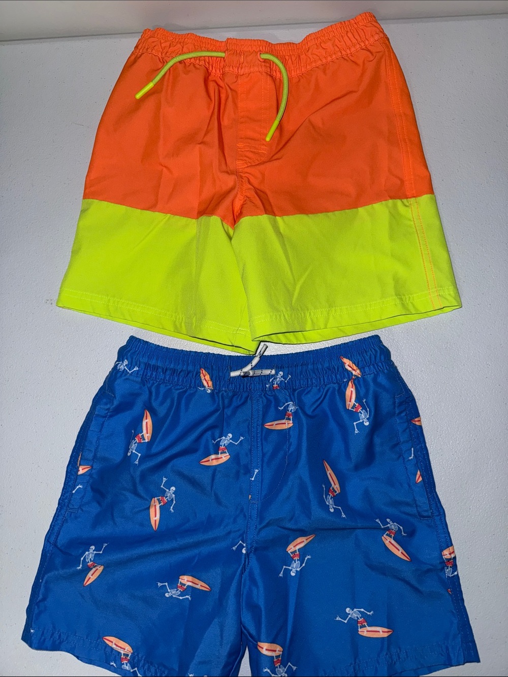 Boys size 8 set of 2 swim trunks